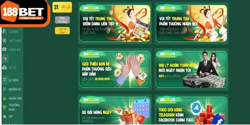 NN88 có chương trình khuyến mãi giới thiệu bạn bè hấp dẫn